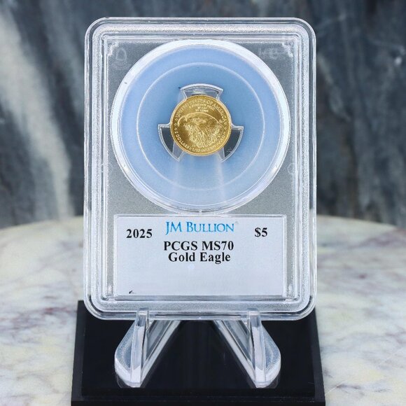 2025 $5 Gold Coin President Trump 47 Edition Liberty Gold Eagle Factory Sealed M - Picture 2 of 5